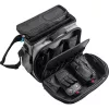 Cinturón portaherramientas b&w international con bolsas de herramientas modulares y bolsa de almacenamiento, negro