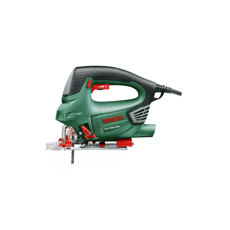 Bosch PST 900 PEL sierra de calar pendular, 620 W, carrera de 23 mm, con maletín, verde/negro