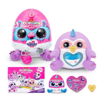 Figura de juguete Zuru Rainbowcorns Adopt-A-Corn Surprise — minifigura coleccionable surtida (surtido)