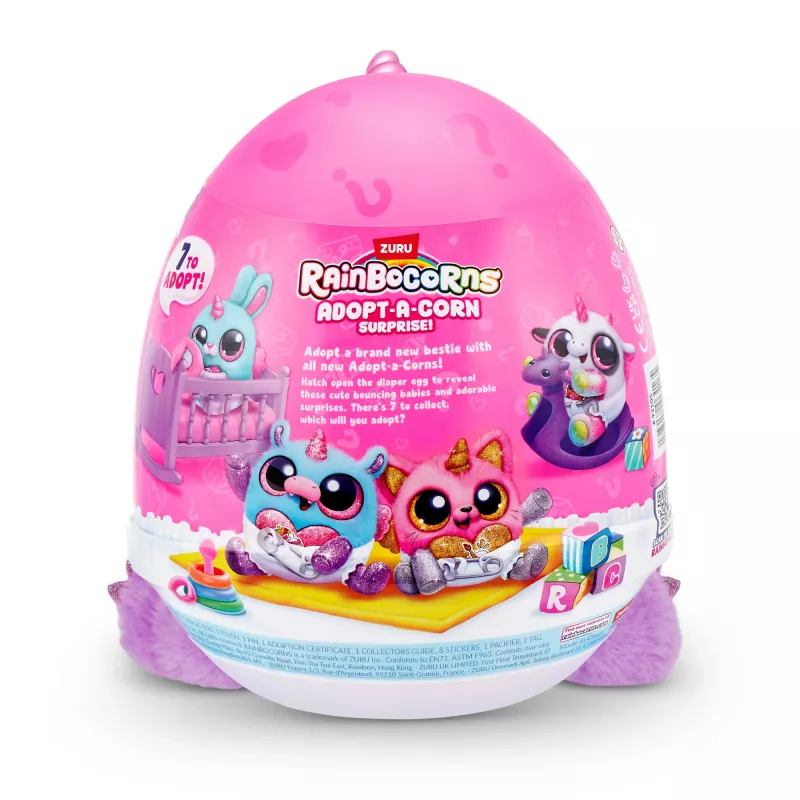 Figura de juguete Zuru Rainbowcorns Adopt-A-Corn Surprise — minifigura coleccionable surtida (surtido)