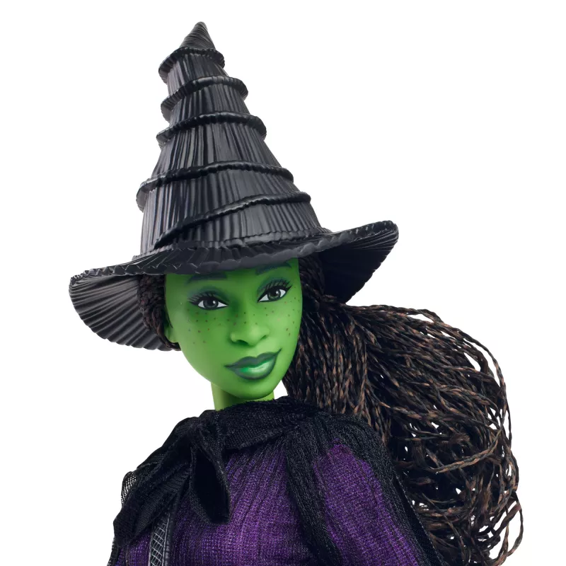Muñeca coleccionable MATTEL Wicked Deluxe Elphaba HXY38 – figura de personaje, articulada, vestuario detallado