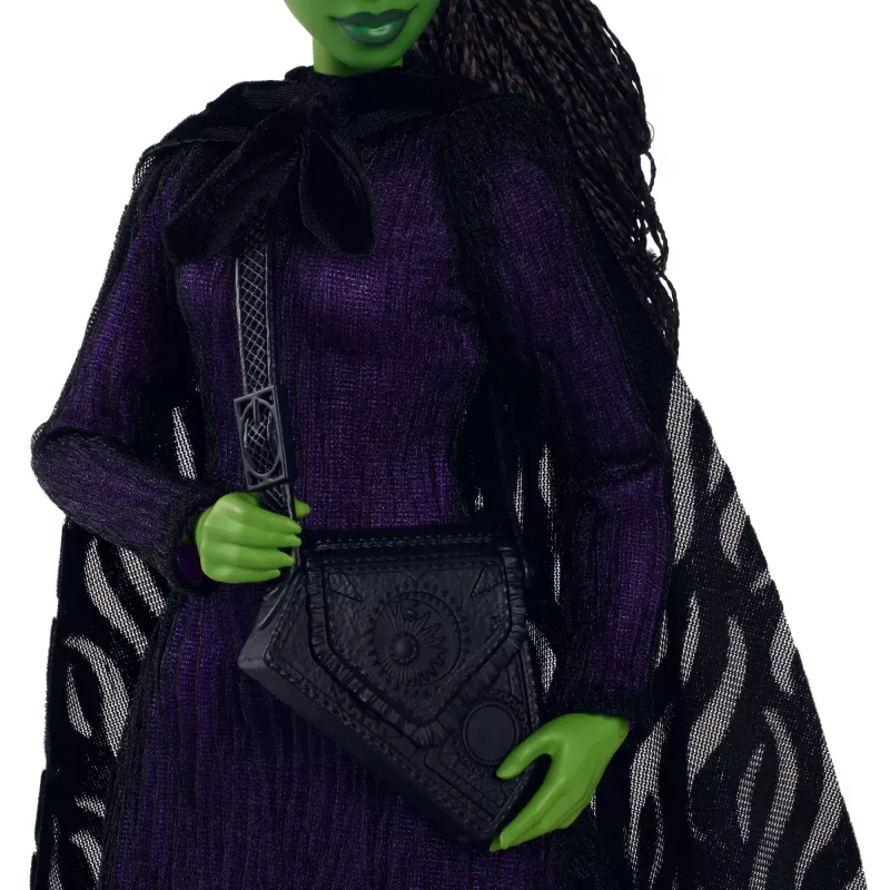 Muñeca coleccionable MATTEL Wicked Deluxe Elphaba HXY38 – figura de personaje, articulada, vestuario detallado