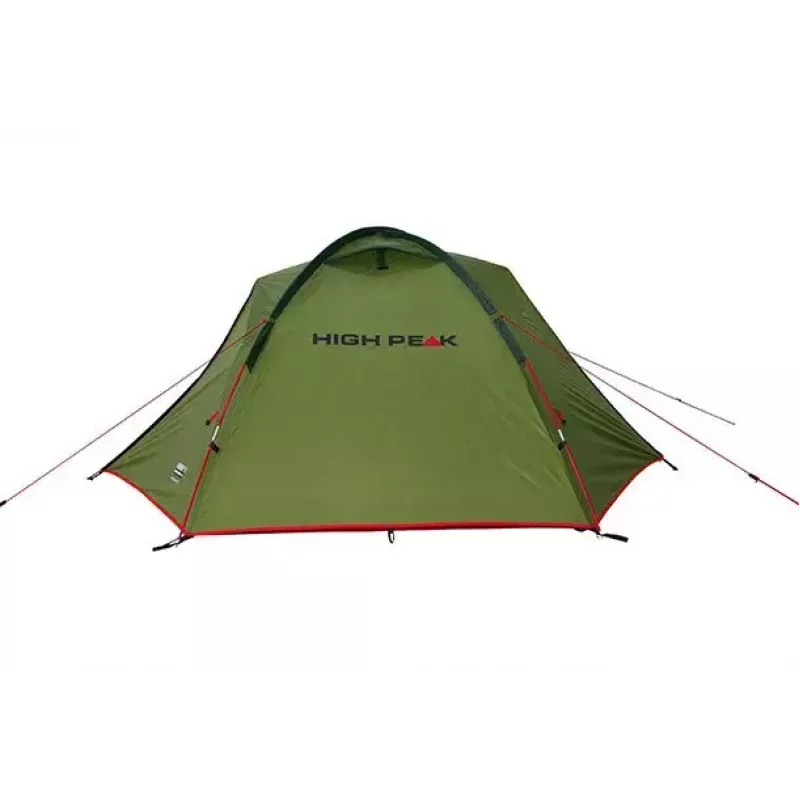 Tienda de campaña High Peak Woodpecker 3 — 3 personas, verde-rojo, modelo N0802