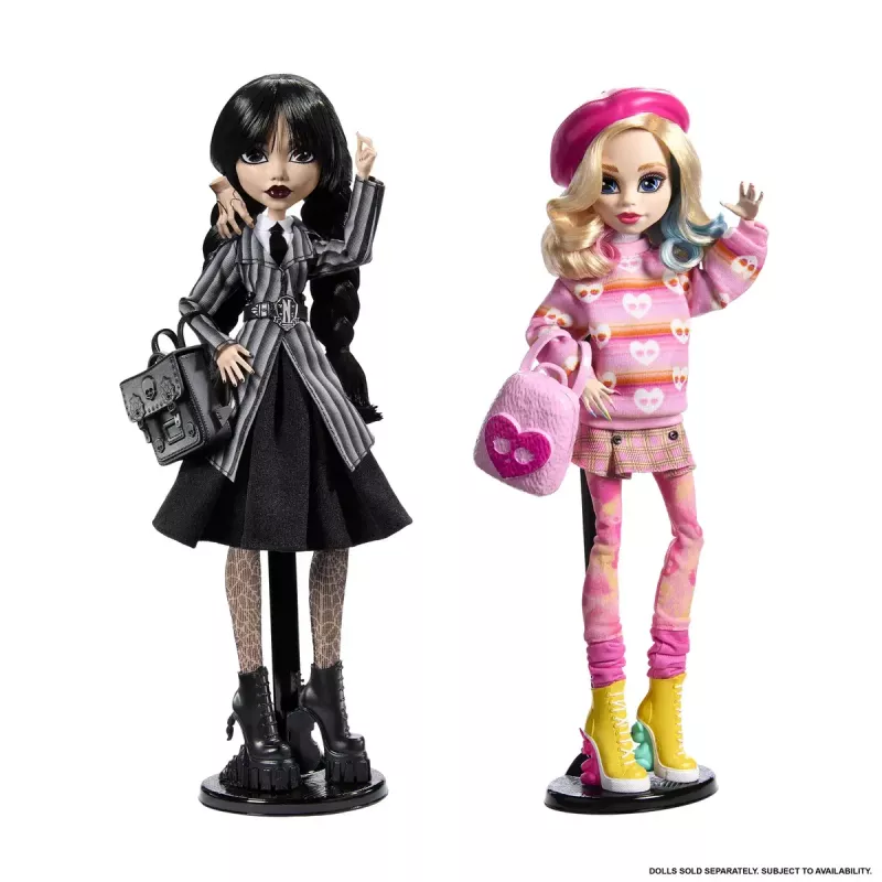 Muñeca de moda Mattel Monster High Wednesday Enid Sinclair multicolor