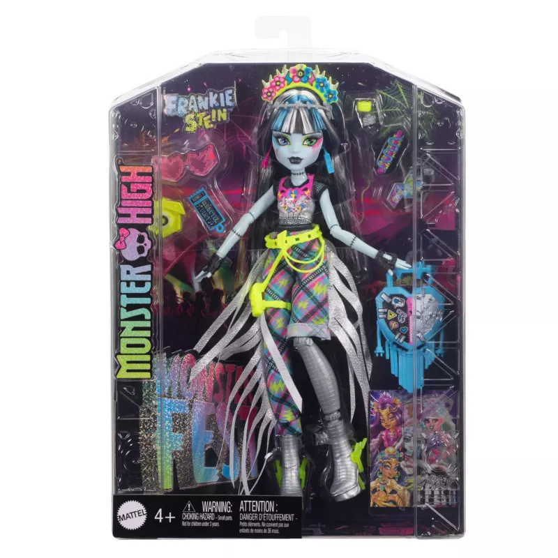 Muñeca MATTEL Frankie Stein Monsterfest HXH79 — muñeca de moda coleccionable Monster High