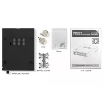 Embellecedor de bahía de unidad Icy Dock MB492SKL-B