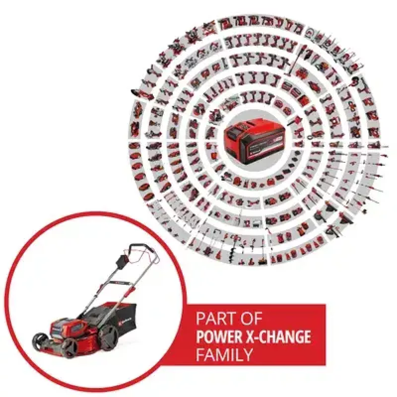 Cortacésped manual Einhell GP-CM 36/47 S Li BL batería 47 cm 700 m²