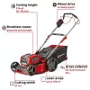 Cortacésped manual Einhell GP-CM 36/47 S Li BL batería 47 cm 700 m²