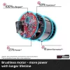 Cortacésped manual Einhell GP-CM 36/47 S Li BL batería 47 cm 700 m²