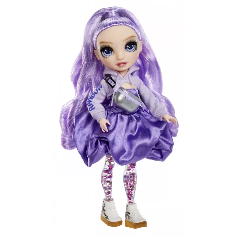 Rainbow High Sparkle & Shine muñeca fashion Viola (morada), a partir de 4 años