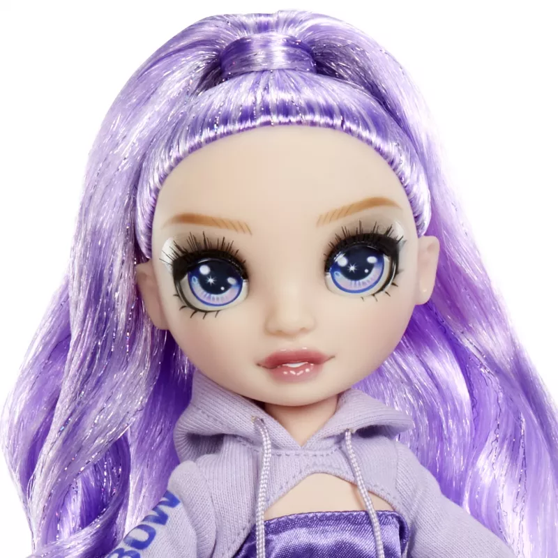 Rainbow High Sparkle & Shine muñeca fashion Viola (morada), a partir de 4 años
