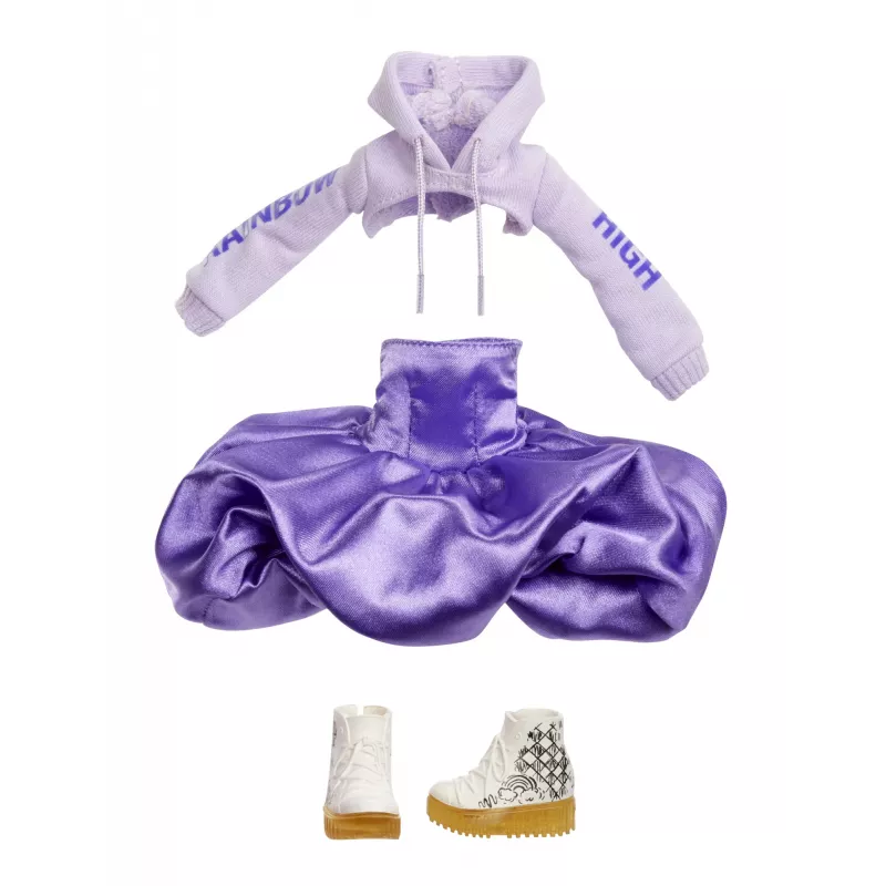 Rainbow High Sparkle & Shine muñeca fashion Viola (morada), a partir de 4 años