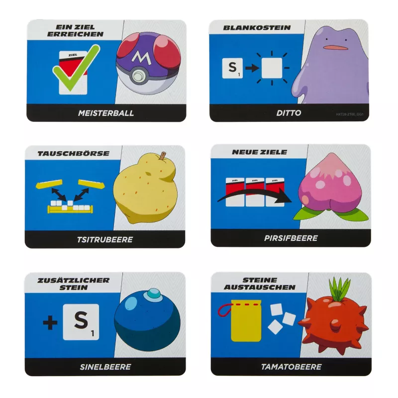 Juego Scrabble Pokémon juego de mesa, juego familiar clásico con dos variantes para 2-4 jugadores, edición alemana