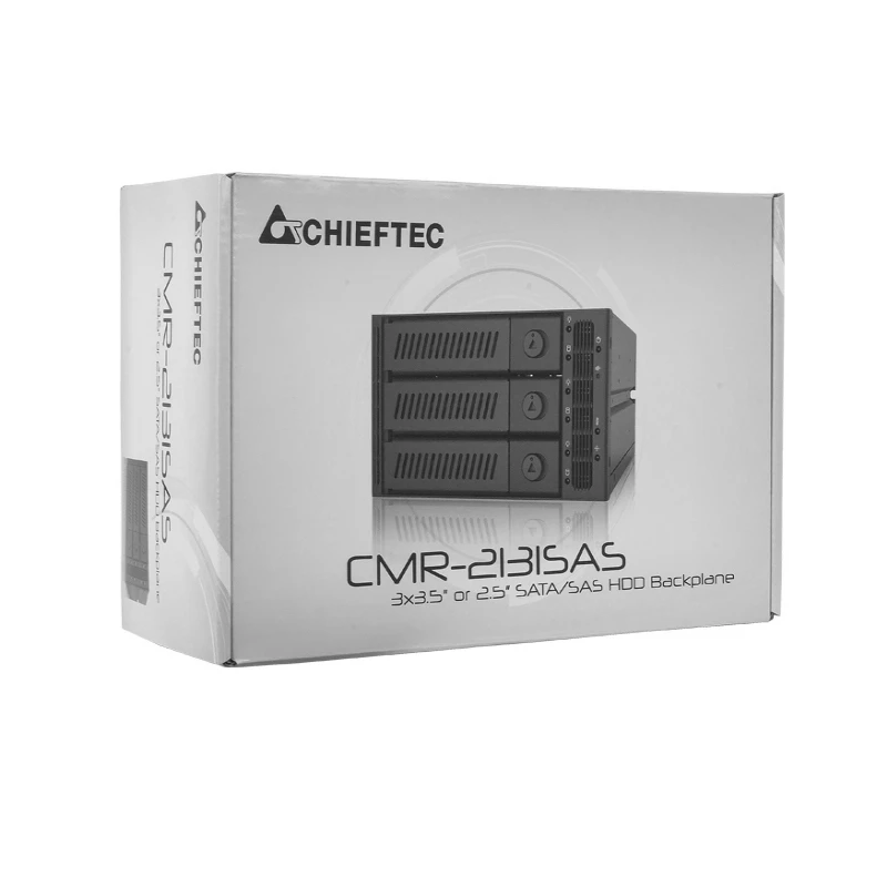 Chieftec CMR-2131SAS embellecedor de bahía de unidad negro