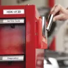 DYMO RHINO 4200 impresora de etiquetas industrial | teclado QWERTZ y teclas de acceso rápido que ahorran tiempo | impresora de etiquetas robusta para obras y trabajos de etiquetado exigentes