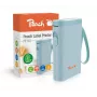 Peach PE110 impresora de etiquetas, impresión térmica directa, Bluetooth, batería integrada, azul