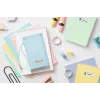 Peach PE110 impresora de etiquetas, impresión térmica directa, Bluetooth, batería integrada, azul