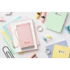 Peach PE110 impresora de etiquetas, impresión térmica directa, Bluetooth, batería integrada, rosa