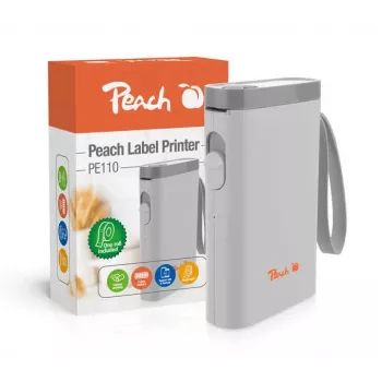 Peach PE110 impresora de etiquetas térmica directa 203 x 203 DPI 60 mm/s inalámbrica Bluetooth