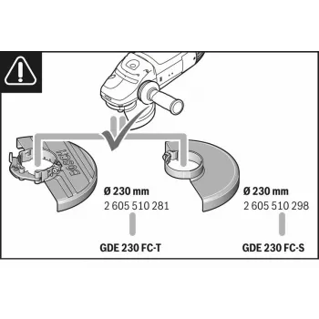 Aspiración de polvo Bosch GDE 230 FC-S Professional