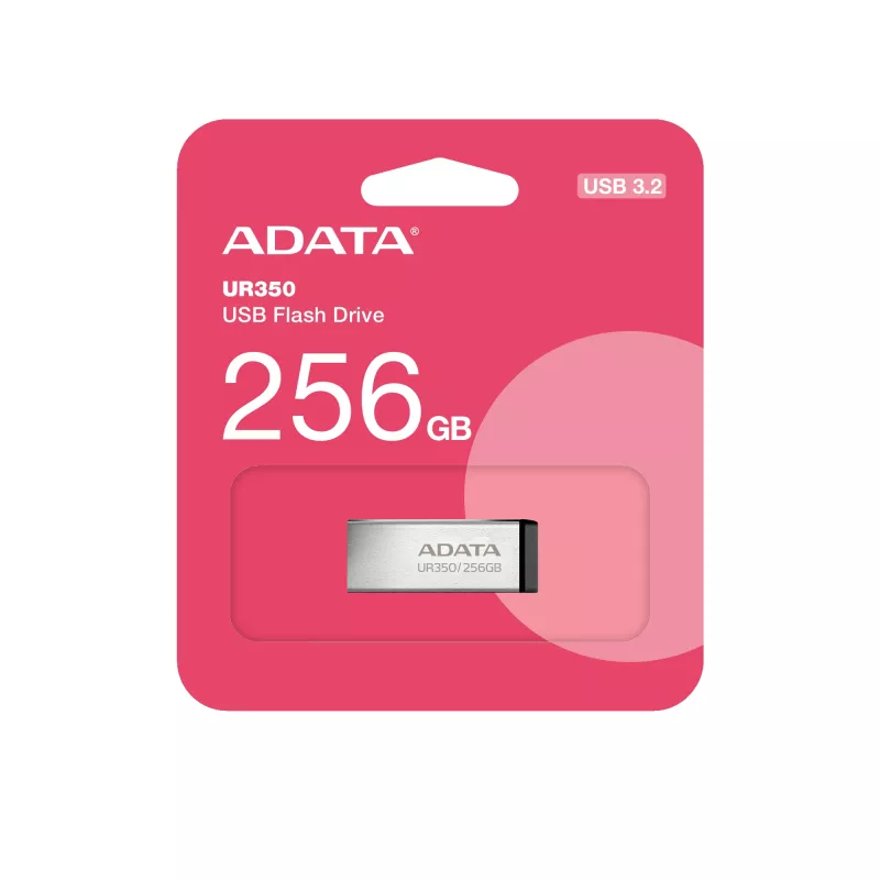 ADATA UR350 memoria USB 256 GB USB Type-A 3.2 Gen 1 (3.1 Gen 1) negro, plateado