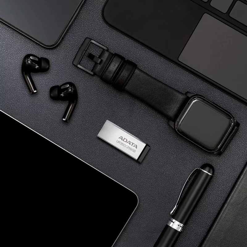 ADATA UR350 memoria USB 256 GB USB Type-A 3.2 Gen 1 (3.1 Gen 1) negro, plateado