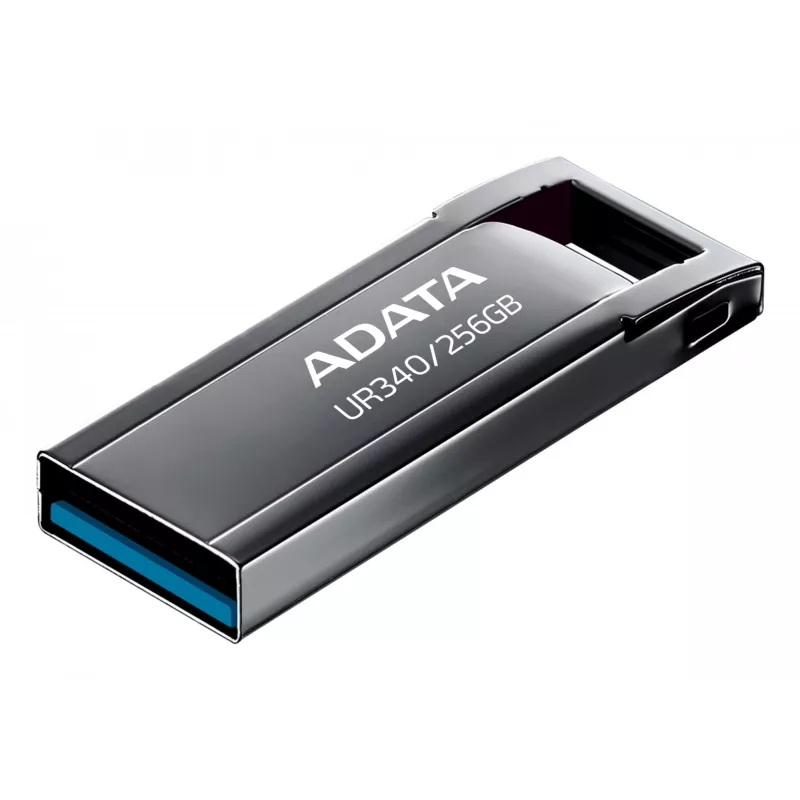 ADATA UR340 unidad flash USB 256 GB USB Type-A 3.2 Gen 1, velocidad de lectura de hasta 100 MB/s, negra