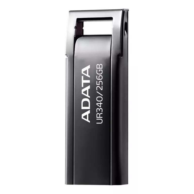 ADATA UR340 unidad flash USB 256 GB USB Type-A 3.2 Gen 1, velocidad de lectura de hasta 100 MB/s, negra