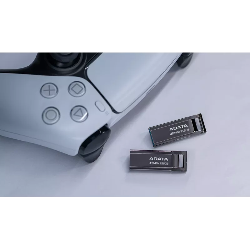 ADATA UR340 unidad flash USB 256 GB USB Type-A 3.2 Gen 1, velocidad de lectura de hasta 100 MB/s, negra