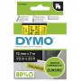 Etiquetas DYMO Authentic D1 | Impresión negra sobre cinta amarilla | 12 mm x 7 m | Etiquetas autoadhesivas para impresoras de etiquetas LabelManager | Fabricadas en Europa
