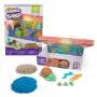 Kinetic Sand, Project Planet Turtle Beach con 397 g de arena de juego, herramientas y moldes, materiales sostenibles y respetuosos con el medio ambiente, juguete sensorial para niños