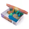Kinetic Sand, Project Planet Turtle Beach con 397 g de arena de juego, herramientas y moldes, materiales sostenibles y respetuosos con el medio ambiente, juguete sensorial para niños