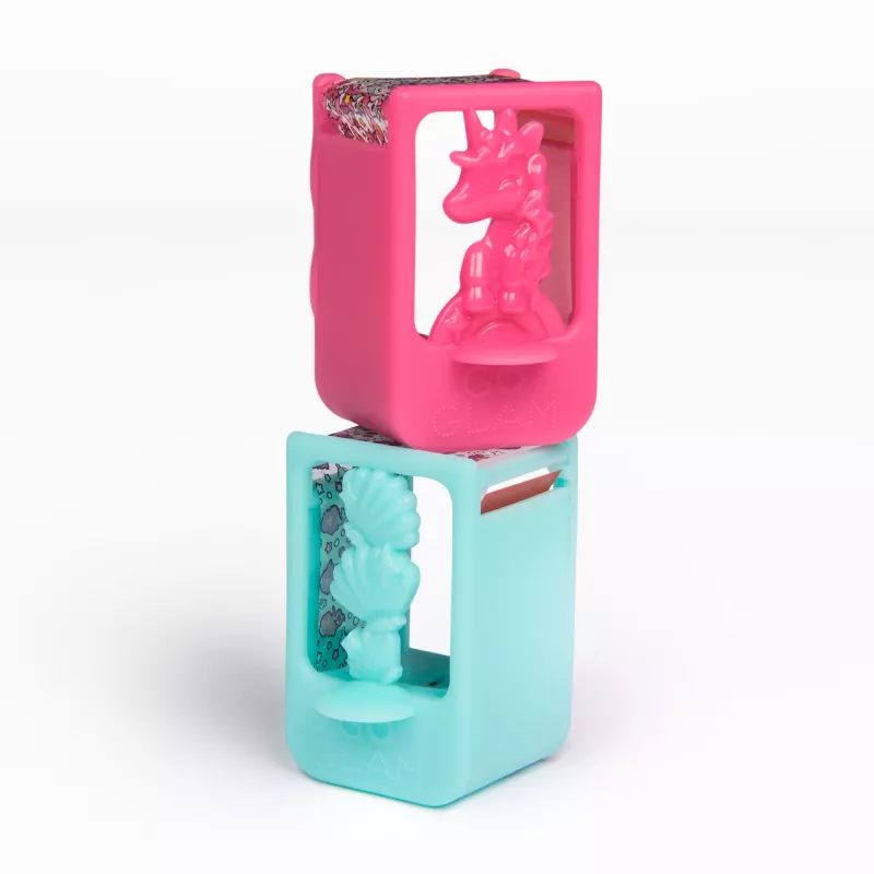 Cool Maker, set de recambio para el estudio de uñas GO GLAM, diseños de unicornio y sirena, 80 uñas para estilizar (el envase puede variar), juguete creativo y de manualidades para niños a partir de 7 años