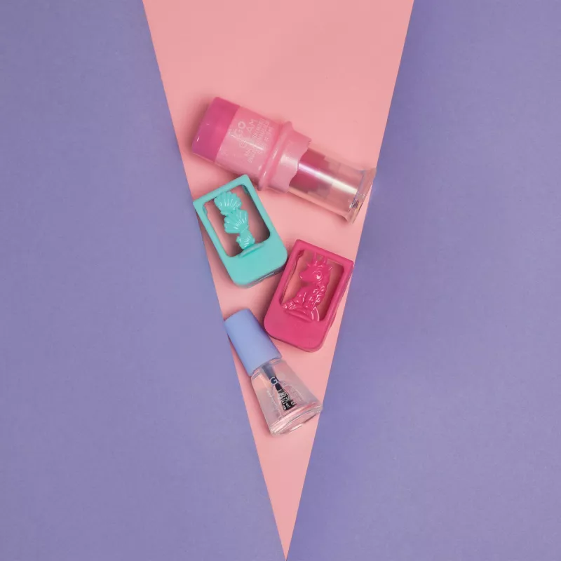 Cool Maker, set de recambio para el estudio de uñas GO GLAM, diseños de unicornio y sirena, 80 uñas para estilizar (el envase puede variar), juguete creativo y de manualidades para niños a partir de 7 años