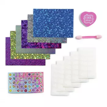Cool Maker, set de uñas de foil Mix & Mani con 6 foils y pegatinas para 5 manicuras DIY (el envase puede variar), juguete creativo y de manualidades para niños a partir de 7 años