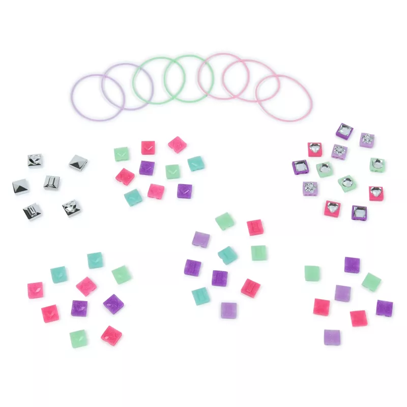 Cool Maker, pack de ampliación PopStyle, set de manualidades de pulseras, más de 50 piedras decorativas, rinde 3 uds. (el envase puede variar), set de joyería creativa, juguete infantil para niños a partir de 7 años