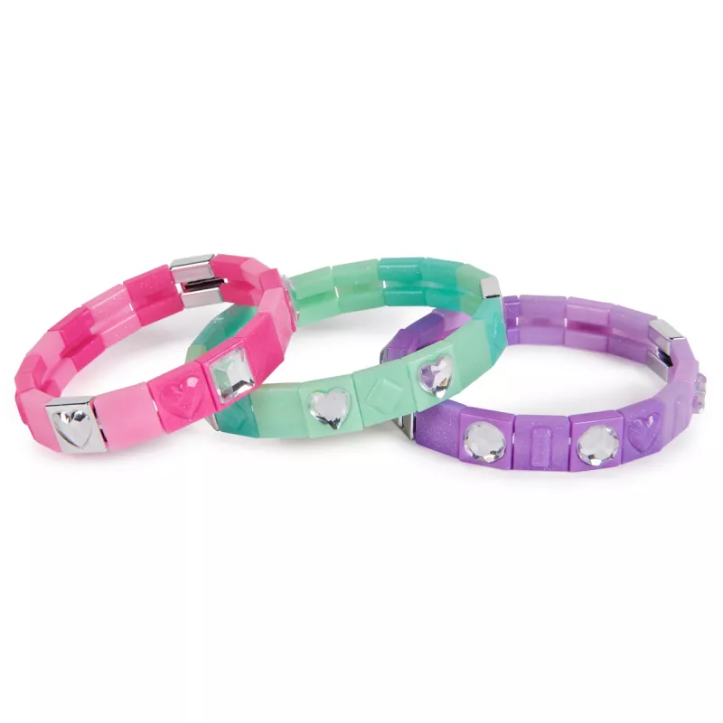 Cool Maker, pack de ampliación PopStyle, set de manualidades de pulseras, más de 50 piedras decorativas, rinde 3 uds. (el envase puede variar), set de joyería creativa, juguete infantil para niños a partir de 7 años