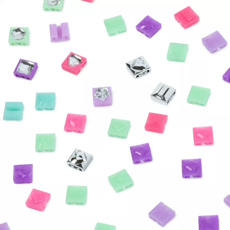 Cool Maker, pack de ampliación PopStyle, set de manualidades de pulseras, más de 50 piedras decorativas, rinde 3 uds. (el envase puede variar), set de joyería creativa, juguete infantil para niños a partir de 7 años