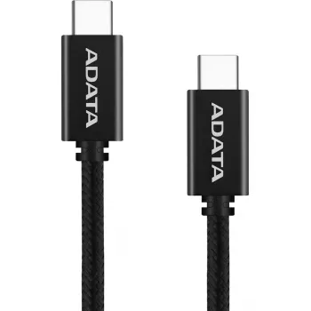 Cable USB-C a USB-C ADATA CACC-100PN-BK, USB 2.0, 1 m, negro