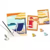 Set de pintura Ravensburger CreArt Gallery Wall Set 'Am Strand' 23901 — set de actividad de pintura con paneles con marco