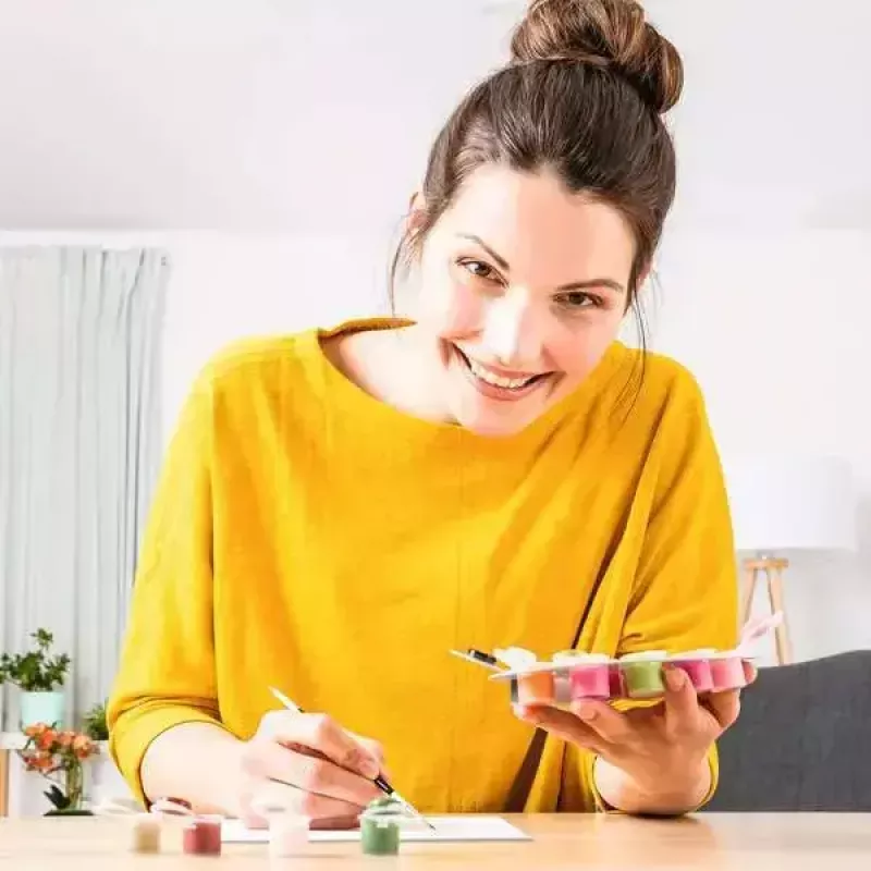 Set de pintura Ravensburger CreArt – Leuchtturm am Meer, set creativo de pintar por números