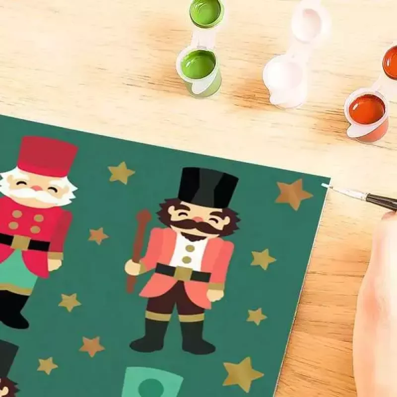 Set de pintura Ravensburger CreArt Christmas Nutcracker Delight - modelo 23893