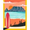 Ravensburger pintar por números CreArt 'Sonnenuntergang am Strand' modelo 23898 — set de pintura para adultos y jóvenes