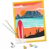 Ravensburger pintar por números CreArt 'Sonnenuntergang am Strand' modelo 23898 — set de pintura para adultos y jóvenes