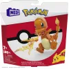 MEGA Pokémon Build & Show Charmander set de construcción de juguete, 10 cm de alto,
