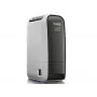 DeLonghi DNS65 deshumidificador, 6 l/día, depósito de agua de 2,8 l, 220-240 V, 50 Hz, negro/blanco