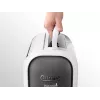 DeLonghi DNS65 deshumidificador, 6 l/día, depósito de agua de 2,8 l, 220-240 V, 50 Hz, negro/blanco