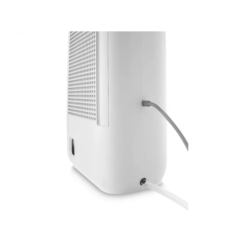 DeLonghi DNS65 deshumidificador, 6 l/día, depósito de agua de 2,8 l, 220-240 V, 50 Hz, negro/blanco