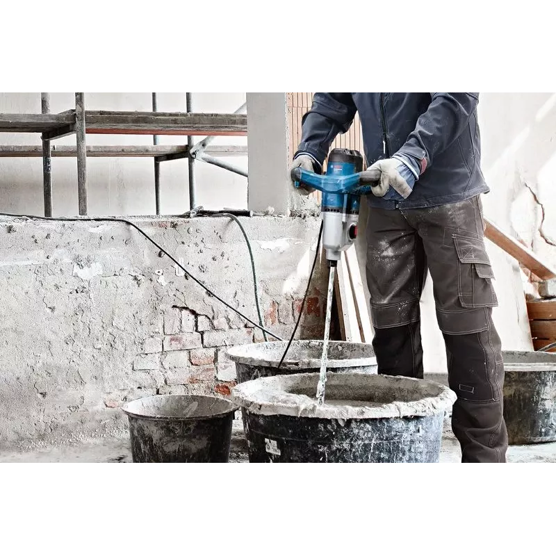 Bosch Professional GRW 140 mezclador de pintura, 1400 W, 2 velocidades (06011C4020)