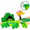 Set de juego de ferrocarril Ravensburger Dinosaur Deluxe Set BRIO World 63610400 con funciones interactivas